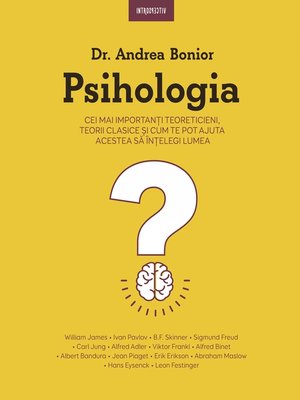 cover image of Psihologia--Cei mai importanți teoreticieni